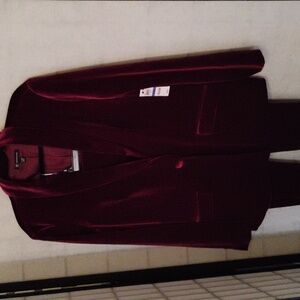 INC- Sequin Velvet Suit - NEW w/Tag Gorgeous Port/Burgundy Color NEW